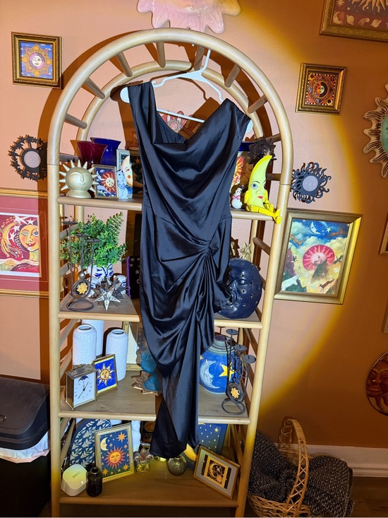 bodycon midi dresses Self-Design Dress Size:40x32 Classic Cowl Hydrofera Blue CLASSIC Antibacterial